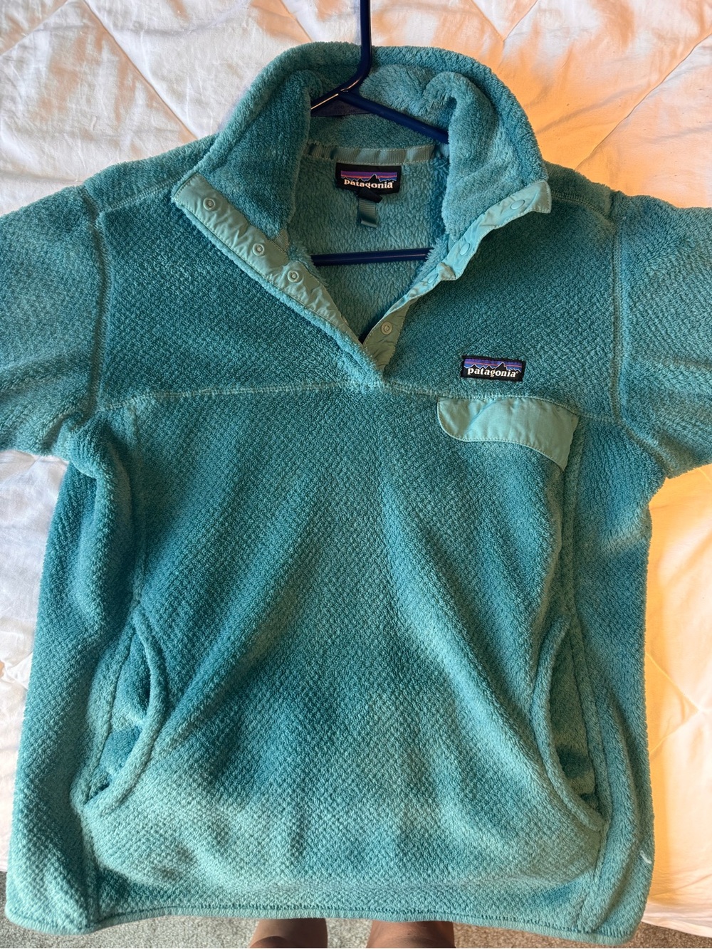 Patagonia Teal Snap-T Fleece Pullover
